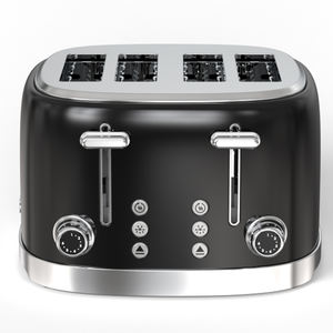 Toasteur à <span class=keywords><strong>pain</strong></span> électrique rétro Andong personnalisé pour 4 tranches en acier inoxydable avec gril - Product Image 5