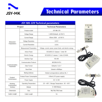 JSY-MK-229 Compteur numérique sur rail DIN 200A, testeur intelligent AC/DC ampères/volts, moniteur d'énergie, module de comptage de puissance électrique