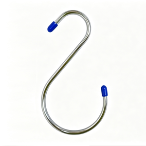<span class=keywords><strong>Crochet</strong></span> en S chromé polyvalent avec grande boucle et petite boucle <span class=keywords><strong>pour</strong></span> suspendre des plantes, des serviettes et des ustensiles <span class=keywords><strong>de</strong></span> <span class=keywords><strong>cuisine</strong></span> - Product Image 1