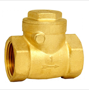 Válvula de Retención de Latón Forjado de 1 1/2 Pulgadas Roscada BSP con Tapa Interna y Solapa de Latón - Product Image 3