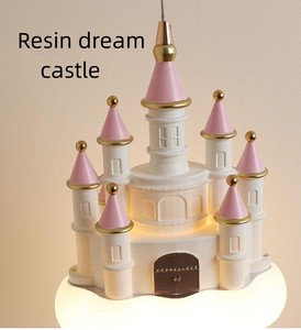 <span class=keywords><strong>Lampadario</strong></span> a Sospensione LED Minimalista <span class=keywords><strong>per</strong></span> Camera dei Bambini, Illuminazione da Comodino, Lampada a Forma di Castello <span class=keywords><strong>per</strong></span> Ragazze, Protezione <span class=keywords><strong>per</strong></span> gli Occhi - Product Image 6