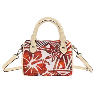 Nuevo Bolso de Mano con Logotipo Personalizado, Bolso Tipo Almohada con Estampado Tribal Polinesio de Fiji y Samoa, Bolso de Mano de Cuero PU para Mujer, Bolso Tote, Bolso Bandolera - Product Image 3