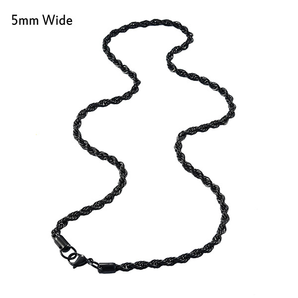 5mm Wide Black