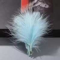Plumes de marabout de Turquie sélectionnées pour la pêche à la mouche Bugger Leech Streamer Matériaux de montage de mouche Accessoires de pêche sauvage