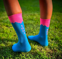 Calcetines De Compresión Personalizados Para Correr, Finos De Poliamida Para Running Y Ciclismo, Calcetines Deportivos Antiampollas De Alto Rendimiento, Aceptamos Pedidos Pequeños (Low MOQ)