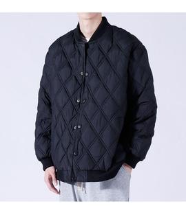 Custom Produce <strong>Men's</strong> <strong>Woolen</strong> Bomber <strong>Jackets</strong> Printed Stand Collar Winter Thick Vintage Style OEM Service Coat - Product Image 3