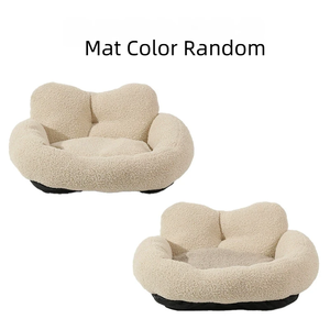 बड़े, मध्यम और छोटे कुत्ते और बिल्ली केनेल सोफे पालतू बिस्तर उच्च गुणवत्ता वाले थोक कस्टम कुत्ते बिस्तर - Product Image 4