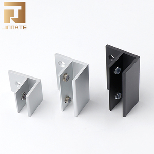 Nhôm kính Khung kệ kẹp Kệ chéo bốn bên kim loại đồ nội thất hỗ trợ kính không khung chủ - Product Image 1