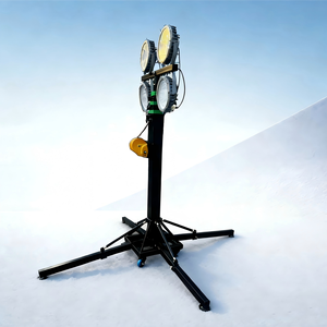 Tour d'<span class=keywords><strong>éclairage</strong></span> LED télescopique à treuil robuste à support manuel : Solution haute luminosité pour les chantiers <span class=keywords><strong>de</strong></span> construction et minières - Product Image 3