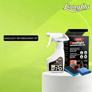 Kit <span class=keywords><strong>de</strong></span> Nettoyage et <span class=keywords><strong>de</strong></span> Réparation Anti-Jaunissement et Anti-Oxydation <span class=keywords><strong>pour</strong></span> <span class=keywords><strong>Phares</strong></span> et Pare-Brise <span class=keywords><strong>de</strong></span> <span class=keywords><strong>Voiture</strong></span> – Sans Polissage – Vente Flash - Product Image 1