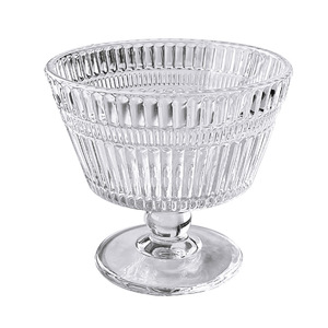 Bol en verre gaufré moderne et minimaliste, écologique, motif tournesol, pour crème glacée, yaourt, flocons d'avoine, <span class=keywords><strong>petit</strong></span>-<span class=keywords><strong>déjeuner</strong></span>, dessert - Product Image 5