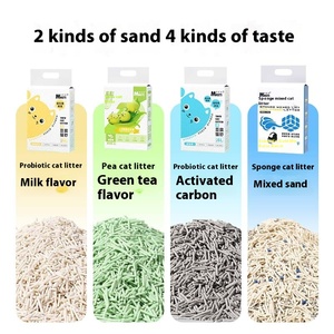 Bitki bazlı çevre dostu probiyotik Deodorant kedi kumu 6L düşük toz emici tuvalet kumu yavru kedi için topaklanma etkisi ile - Product Image 2
