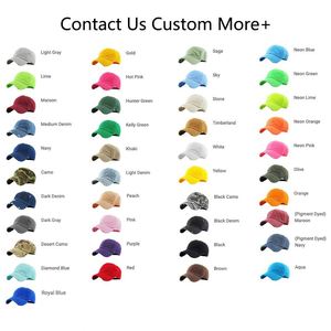 Casquette de baseball en denim de coton uni, personnalisable avec broderie de votre logo, effet délavé et vieilli, style Dad Hat, vente en gros - Product Image 4