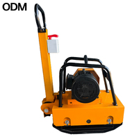 Compacteur à plaque vibrante électrique haute efficacité 4KW pour le compactage des sols en grandes surfaces intérieures