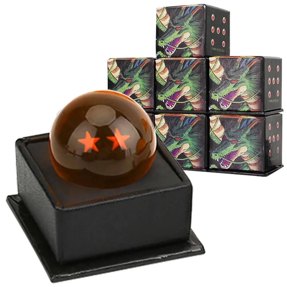 7.6cm ड्रैगन मोबाइल फोनों आंकड़ा क्रिस्टल गेंद Shenron DBZ पीवीसी कार्रवाई के आंकड़े प्लास्टिक गेंदों मॉडल खिलौने बच्चों को उपहार गुड़िया