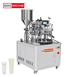 Ultrasonic Rotary Semi Automatic Tube Filling And Sealing Machine For Butter Shop