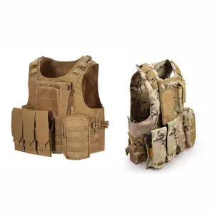 Tactisch Gereedschapsvest Tactische Molle Vesten Lichtgewicht Jacht Tactische Vest Plaat Drager Outdoor Training