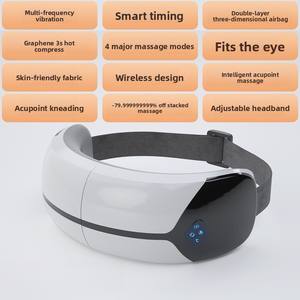 Massageador ocular inteligente com óculos de massagem vibratória multi-condutora quente e fria com música Bluetooth. - Product Image 2