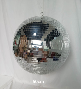 Bolas de Espejo Brillantes de Tela Textil Grandes Senmasine, Venta al por Mayor, de 3 cm a 100 cm, Decoración Colgante para Interiores del Hogar, Bola de <span class=keywords><strong>Discoteca</strong></span> de Colores para Fiestas - Product Image 1