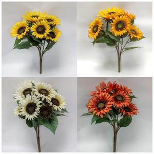 Semi-albero di Girasoli Artificiali a 6 Teste di Alta Qualità con Luci LED Impermeabili per Decorazioni di Halloween, Laurea, Pasqua e Natale - Product Image 2