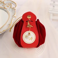Tragbare Beutel für Schmuck, Hochzeit, Babyparty, Geburtstagsfeier, Dekoration, Süßigkeiten, Geschenke, Verpackungszubehör, Geschenkverpackung, Leder, Werbeartikel
