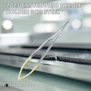 Pinza Portaagujas TC AZQA Modelo 2025, Tamaño Personalizado, Recta, Instrumento Quirúrgico Microquirúrgico de Acero Inoxidable, Manual, para Cirugía General - Product Image 2