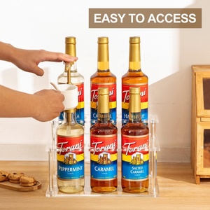 Estante <span class=keywords><strong>de</strong></span> 2 Niveles para Jarabes <span class=keywords><strong>de</strong></span> Café, Soporte para Botellas <span class=keywords><strong>de</strong></span> Jarabe para Barra <span class=keywords><strong>de</strong></span> Café, Encimera <span class=keywords><strong>de</strong></span> Cocina - Product Image 5