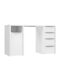 Bureau d'ordinateur extensible et convertible DECOHOME pour petits espaces, bureau d'étude intérieur avec surface en bois