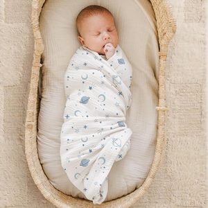 Envoltura de Algodón Premium <span class=keywords><strong>para</strong></span> Bebé, Tela Suave Tejida <span class=keywords><strong>para</strong></span> Regalo de Recién Nacido - Product Image 5