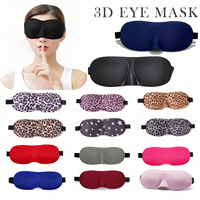 Vente en gros de masque pour les yeux de sommeil avec logo de voyage masque de sommeil en coton à mémoire 3D avec fil de nez pour un meilleur ajustement