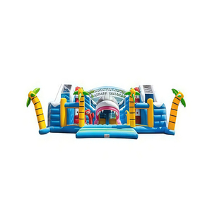 Super Offre : Château Gonflable Thème Océan de 15 m pour Parcs et Jeux de Célébrations en Plein Air - Product Image 1