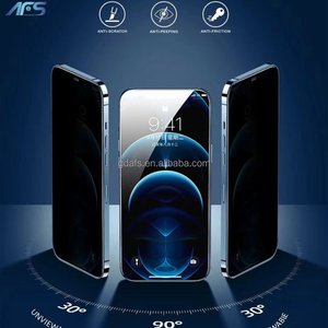 AFS 180 riêng tư chống gián điệp nhìn trộm điện thoại di động 9H Tempered Glass bảo vệ màn hình cho iPhone 17 16 15 14 13 12 XR XS 8 Pro Max - Product Image 3