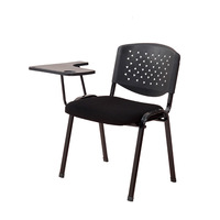 Chaise de formation intégrée au design moderne, chaise pliante en tissu avec tableau d'écriture pour salle de réunion, bureau d'apprentissage