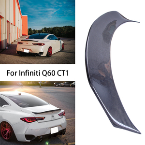 สปอยเลอร์หลังคาร์บอนไฟเบอร์ทรง CT1 สำหรับรถยนต์ Q60 Q60S Coupe ปี 2013-2023 - Product Image 1