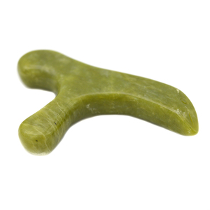 Herramientas de masaje de acupuntura corporal Jade Guasha Xiuyan raspador para acupresión <span class=keywords><strong>shiatsu</strong></span> reflexología tailandés y terapias de meridianos Gua Sha - Product Image 3