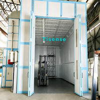 Mesin Powder Coating dengan Spray Gun dan Booth Pengecatan Semprot Industri