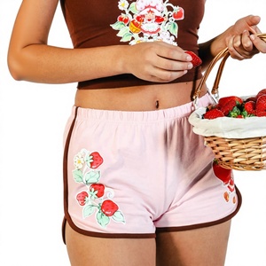 Shorts Deportivos con Estampado de Delfines para Mujer, Cómodos para Entrenamiento y Gimnasio, Servicio OEM - Product Image 1