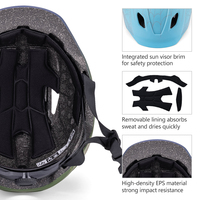Casque pour enfants léger, sûr, confortable, ajustement réglable, design durable pour le cyclisme, le skateboard, la trottinette, pour garçons et filles