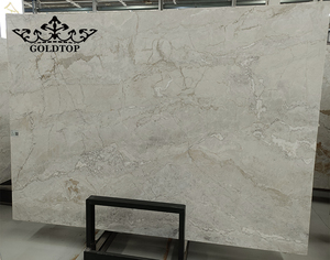 Goldtop Austral Dream Dolomite Quartzite Natural Stone Slabs Polished <b>White</b> Modern Hotel Lobby Villa Coffee Table Dining Table - Product Image 5