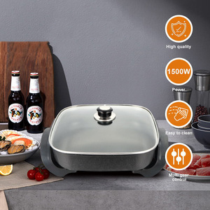Marmite électrique multifonctionnelle pour la maison cuisson et sauté marmite chauffante électrique carrée intégrée marmite électrique - Product Image 4