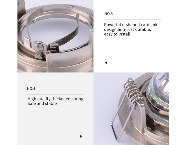 Golden Fixed Recessed Downlights 70mm Cut Out 2 Year Warranty
