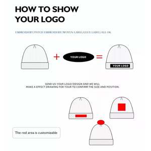 Gorro de Punto Unisex con Diseño OEM, Estampado Jacquard en Toda la Superficie, sin Puño, para Invierno, Gorro de Punto para Hombre, Otoño-Invierno Europeo - Product Image 5