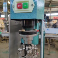 Équipement de capsulage semi-automatique de type bureau pour bouteilles en verre, bière, soda, boisson, avec presse à couvercles couronne métalliques