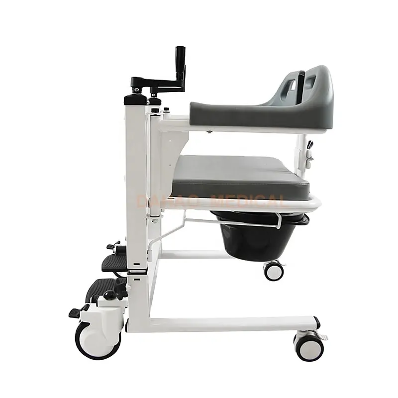 เก้าอี้พยาบาลสำหรับอาบน้ำผู้ป่วยเก่าเครื่องยกห้องน้ำเหล็กขนาดใหญ่พกพาง่าย