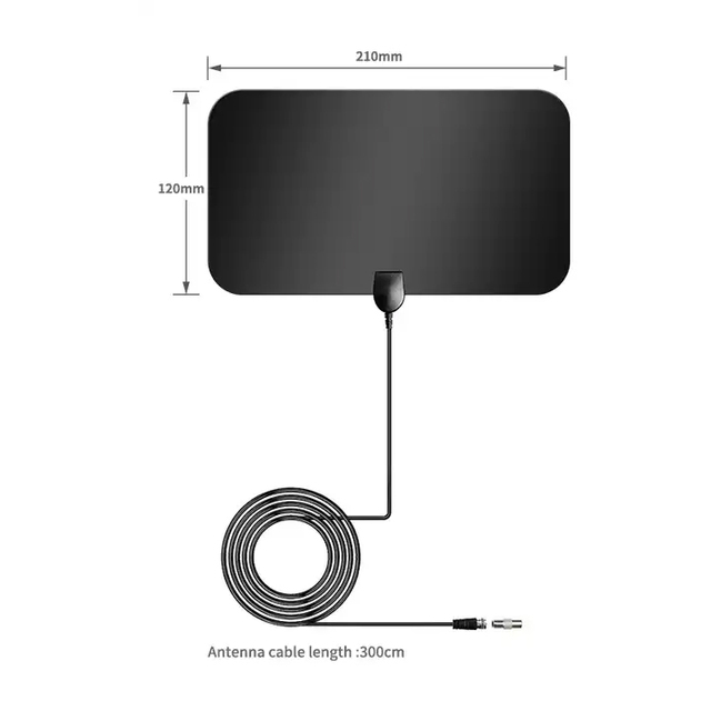 4k Cable Adapter Antena Digital Hdtv Amplifier Signal Booster Tv Antenna