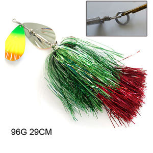 ムスキーベイトマグナムティンセル用96gスピナースパンコールチャッターベイト - Product Image 1