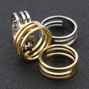 Herramienta de apertura y cierre de anillos de acero inoxidable para la fabricación de anillos redondos H1005, herramientas de joyería de acero dorado liso. - Product Image 2