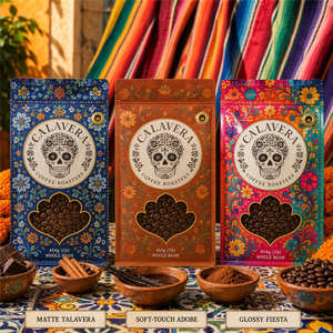 Bolsa con Cierre Hermético <span class=keywords><strong>de</strong></span> Nuevo Diseño, Bolsa para Café Mexicano Marigold Window Matte Navy <span class=keywords><strong>Gold</strong></span> para la Marca Heritage OEM 250g 454g 1kg - Product Image 2