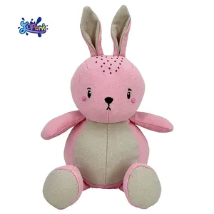 JOPARK 14/28cm Linen Easter Bunny Plushies Simulation Stuffed Animal Plush Toy Customize Long Ears Rabbit Mascot Kawaii Doll