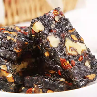 Sichuan specialiteit zoete walnootcake met zwarte sesam smaak, notenfudge, zacht snoep, OEM private label